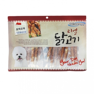 펫더맨 리얼 닭고기 오독오독 치킨우유껌 300g