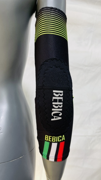 BEBICA 팔토시형 팔꿈치 보호대 형광 BG1004